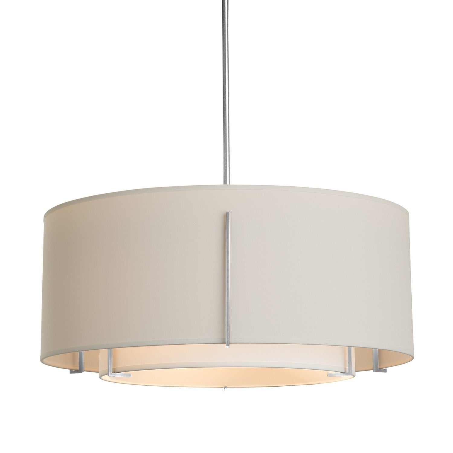 Hubbardton Forge - 139605-SKT-MULT-07-SF1590-SE2290 - Exos Double Shade Pendant - Exos - Dark Smoke