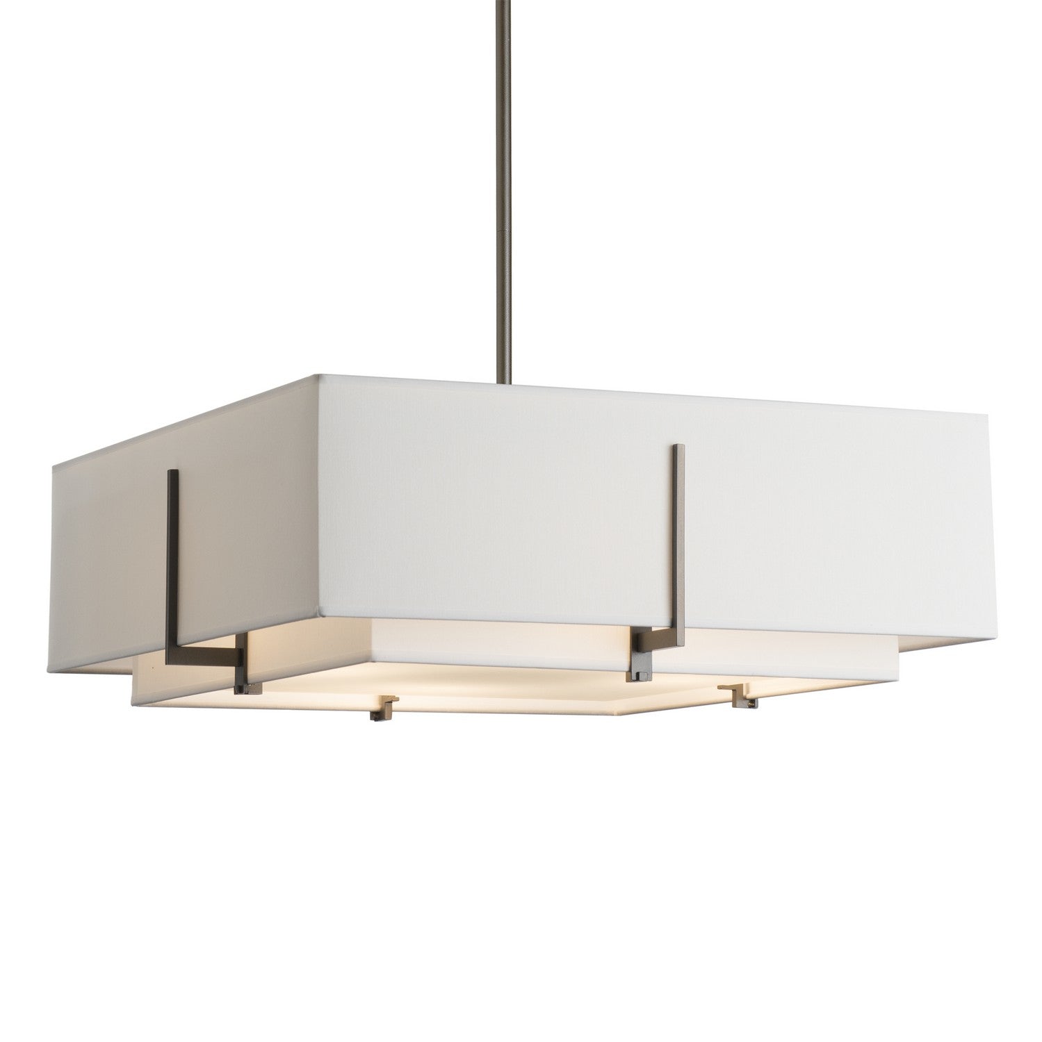 Hubbardton Forge - 139630-SKT-MULT-89-SF1605-SF2012 - Exos Square Double Shade Pendant - Exos - Ink
