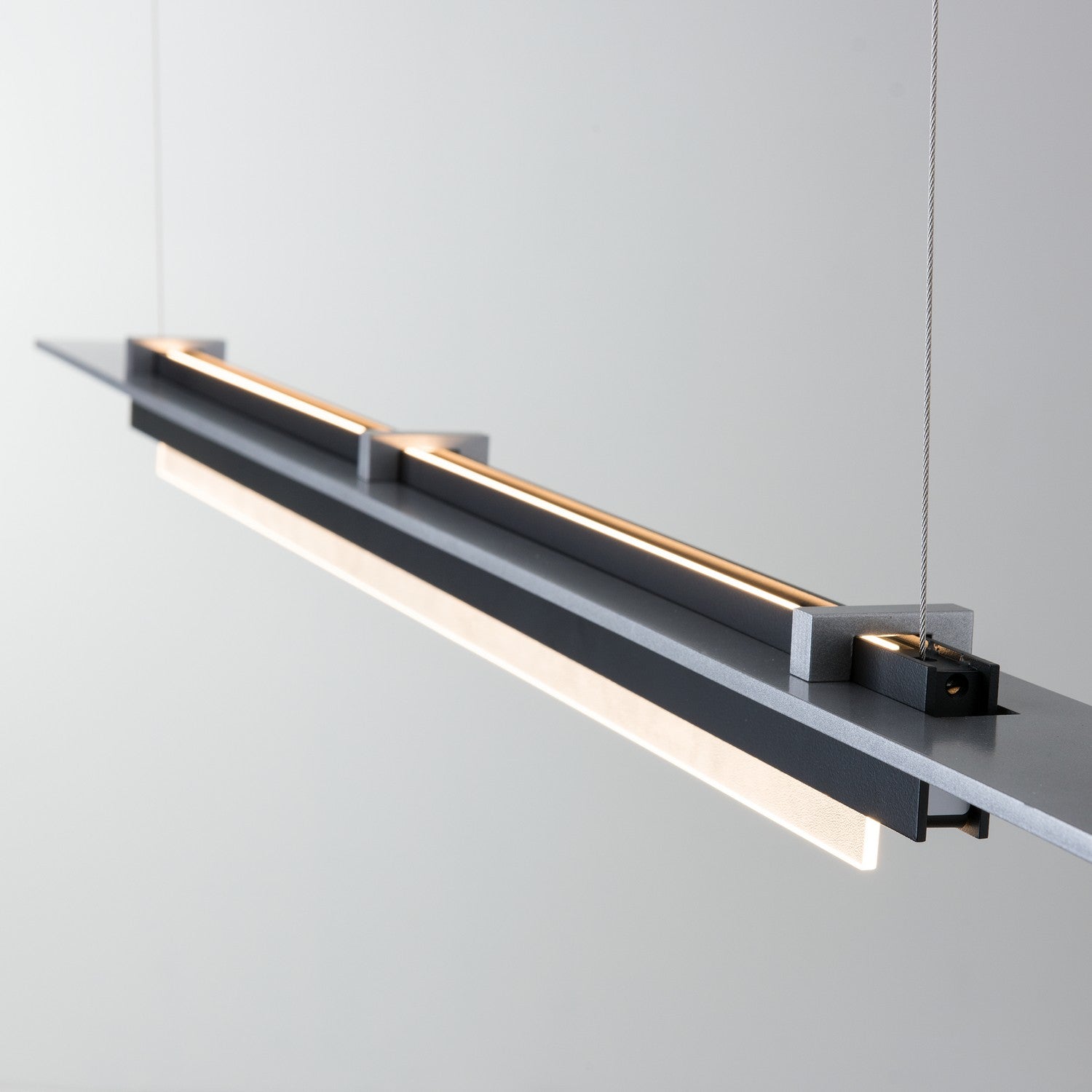 Hubbardton Forge - 139920-LED-STND-10-82 - Plank LED Pendant - Plank - Black