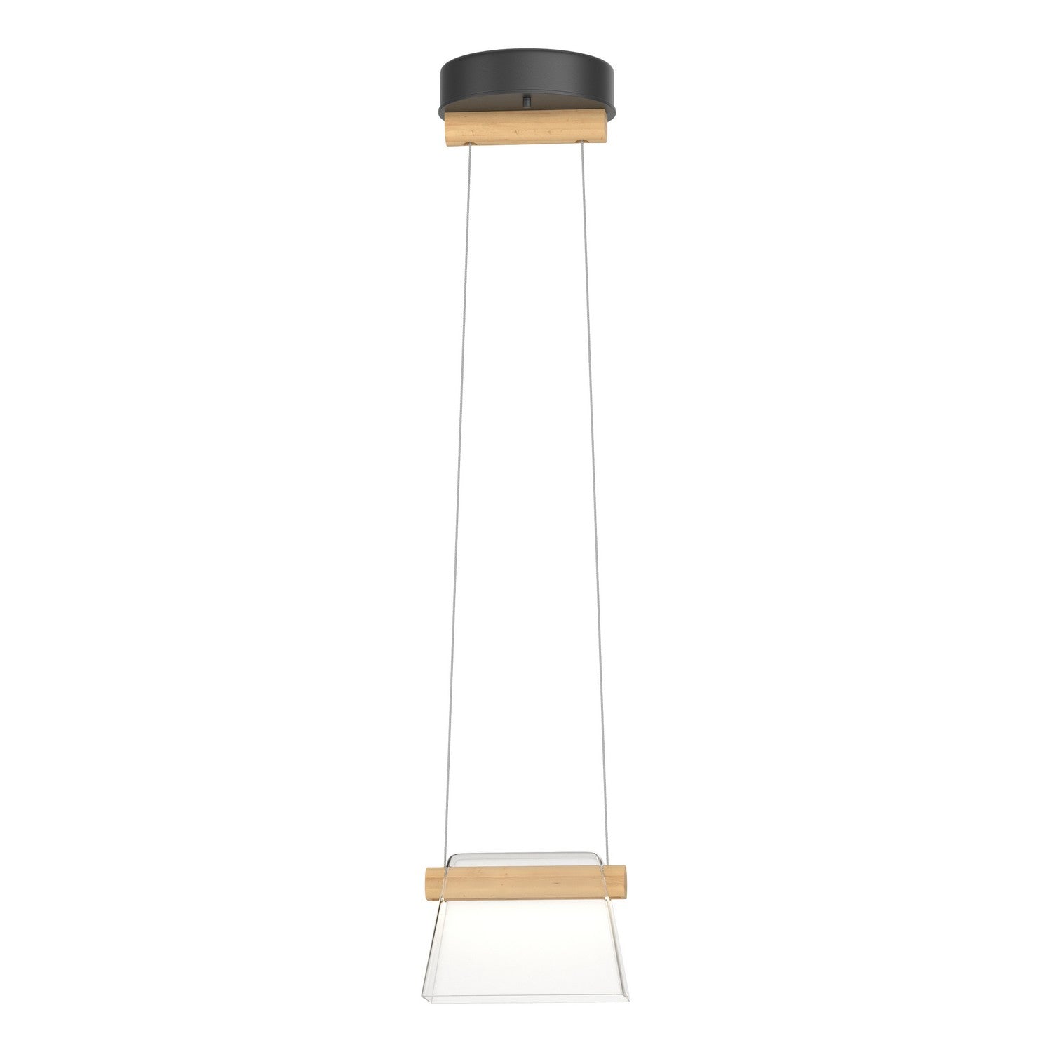 Hubbardton Forge - 151060-LED-STND-10-WD-ZM0560 - Cowbell LED Mini Pendant - Cowbell - Black