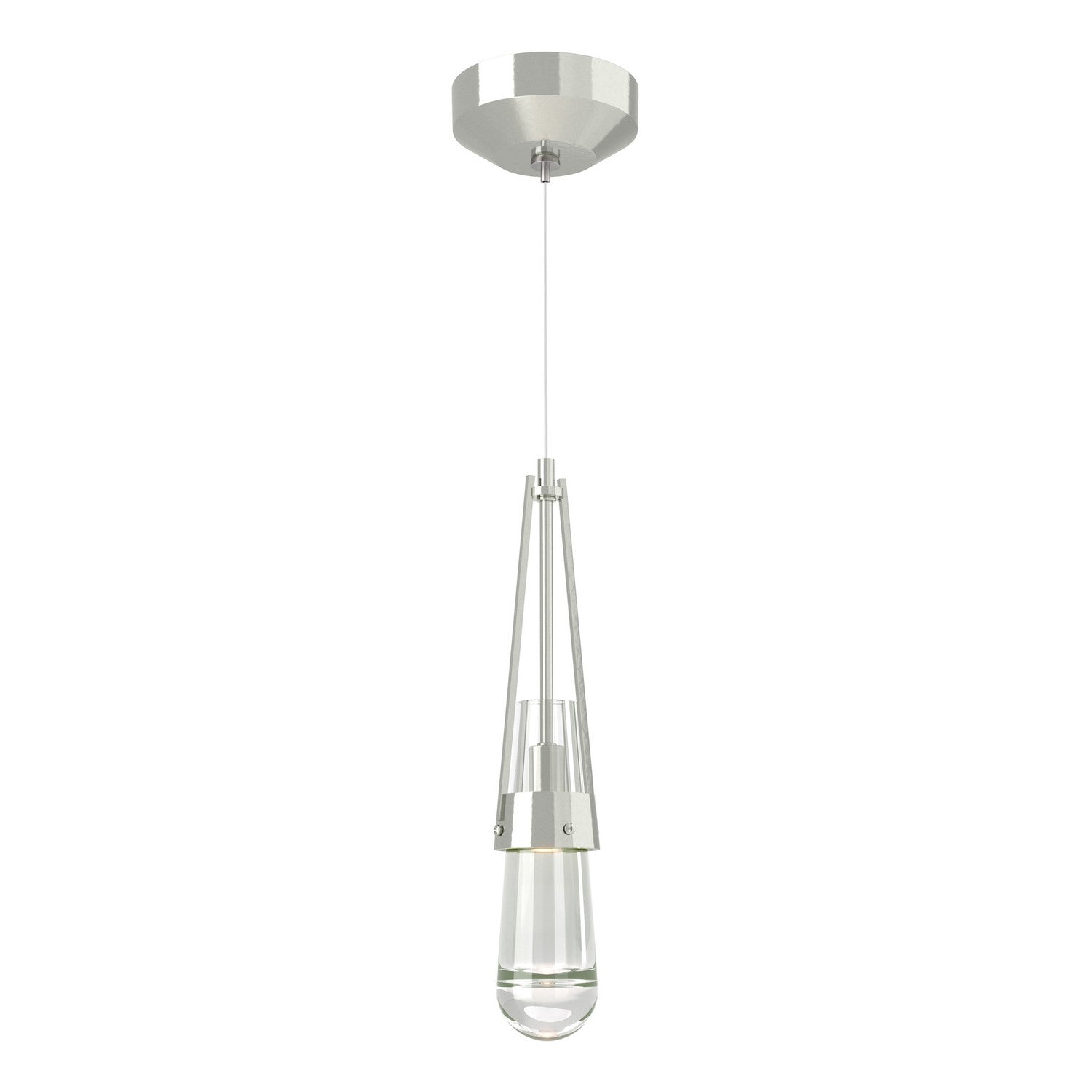 Hubbardton Forge - 161040-SKT-STND-85-ZM0434 - One Light Mini Pendant - Link - Sterling