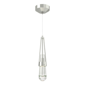 Hubbardton Forge - 161040-SKT-STND-85-ZM0434 - One Light Mini Pendant - Link - Sterling