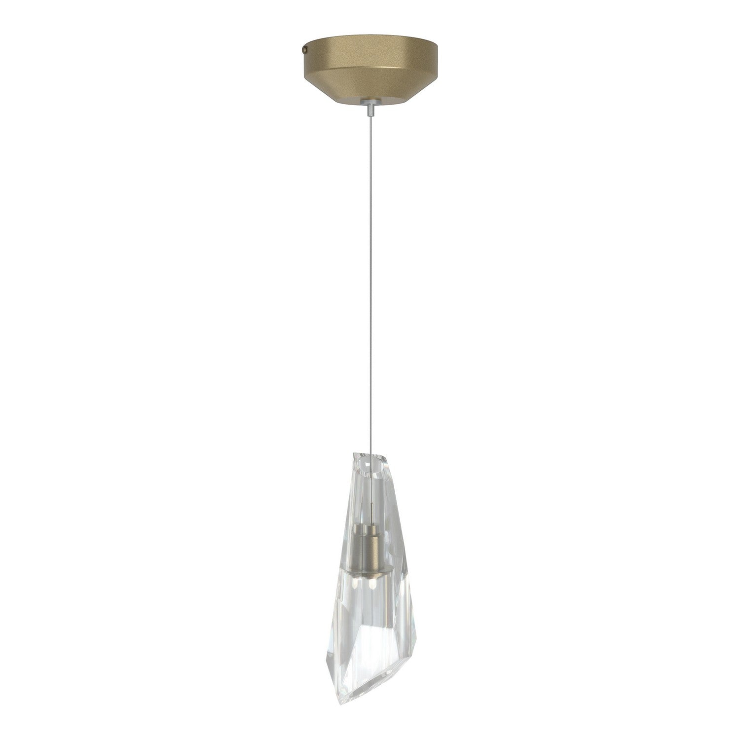Hubbardton Forge - 161321-SKT-STND-84-CR - Luma Mini Pendant - Luma - Soft Gold