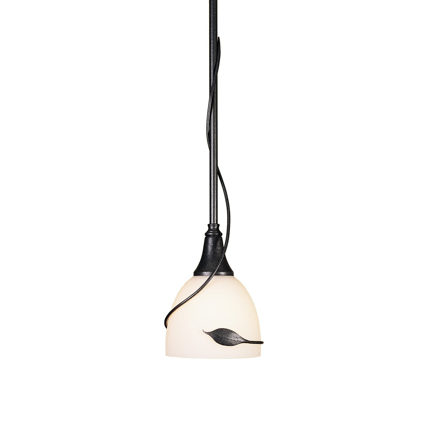 Hubbardton Forge - 182660-SKT-MULT-20-GG0001 - One Light Mini Pendant - Leaf - Natural Iron