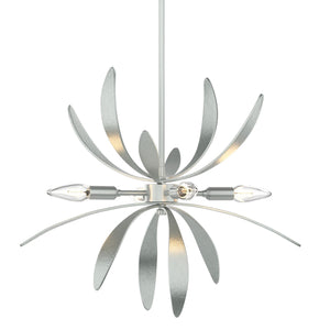 Hubbardton Forge - 184350-SKT-MULT-82 - Four Light Pendant - Dahlia - Vintage Platinum