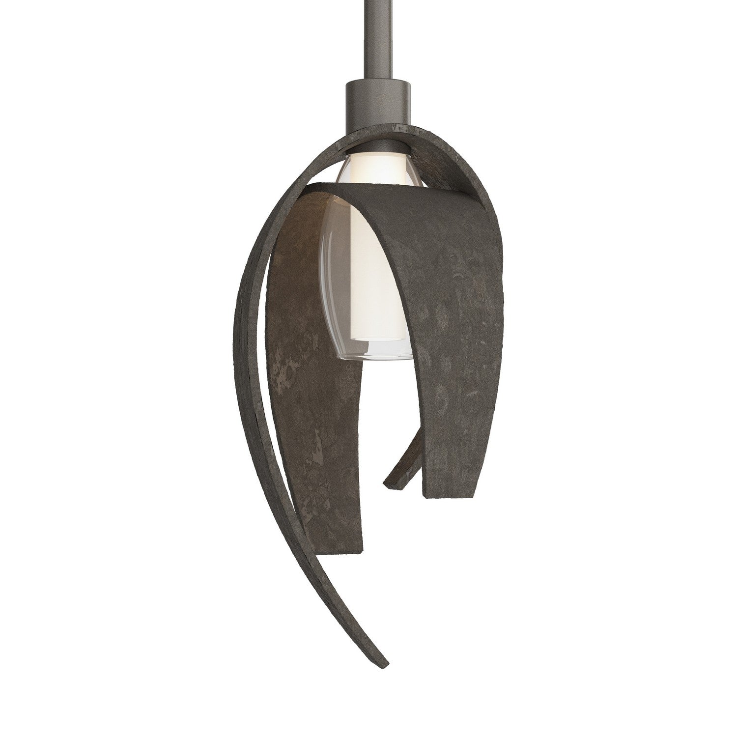 Hubbardton Forge - 186500-SKT-MULT-07 - One Light Mini Pendant - Corona - Dark Smoke