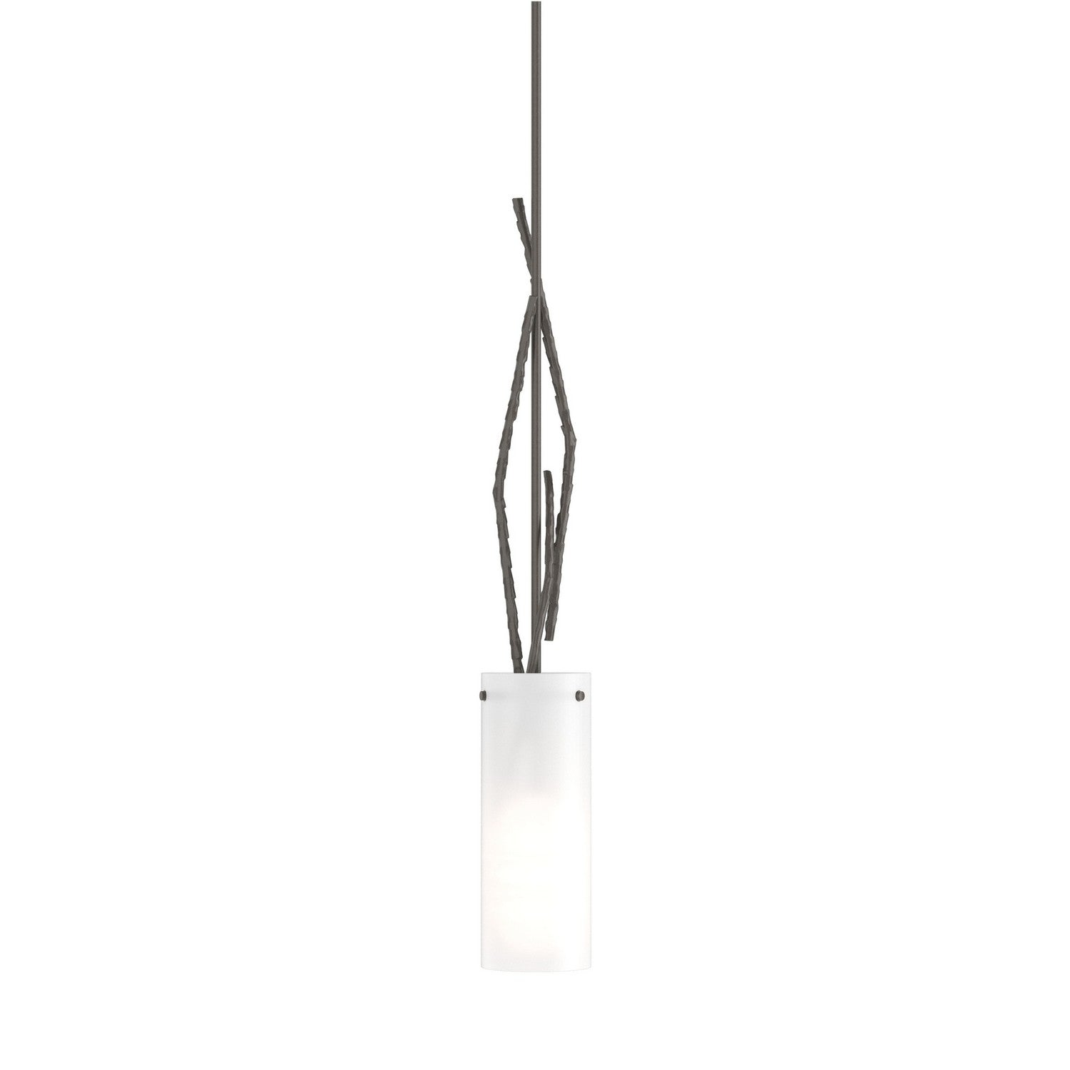 Hubbardton Forge - 186670-SKT-MULT-07-GG0336 - One Light Mini Pendant - Brindille - Dark Smoke