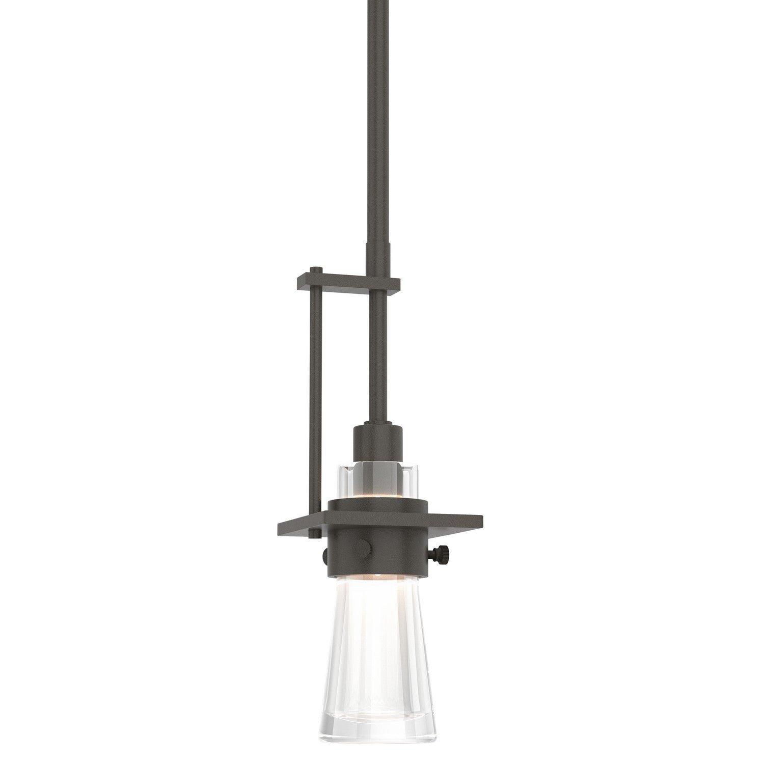 Hubbardton Forge - 187100-SKT-MULT-07-ZM0343 - Erlenmeyer Small Mini Pendant - Erlenmeyer - Dark Smoke