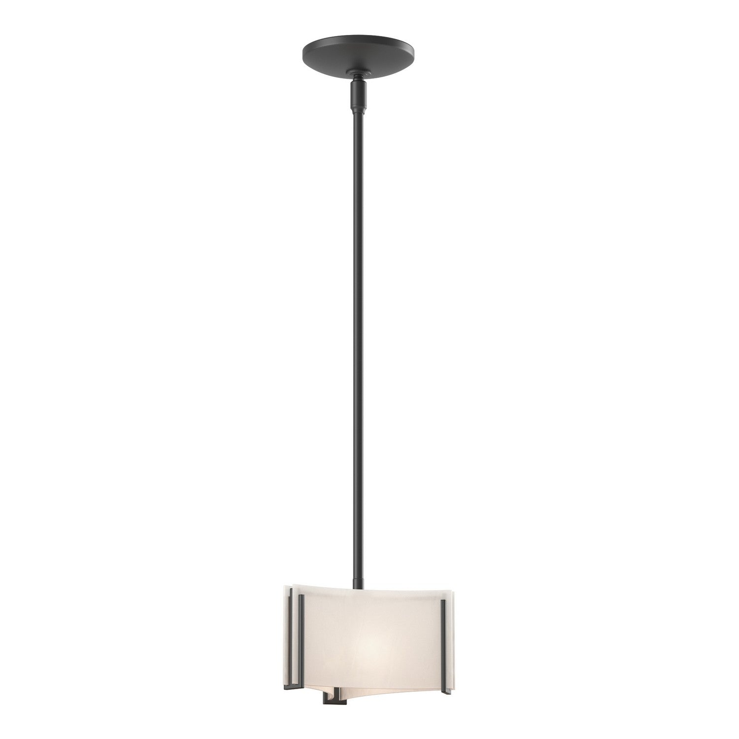 Hubbardton Forge - 188100-SKT-MULT-10-BB0156 - Exos Delta Mini Pendant - Exos Glass - Black