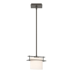 Hubbardton Forge - 188200-SKT-MULT-07-GG0182 - One Light Mini Pendant - Ellipse - Dark Smoke