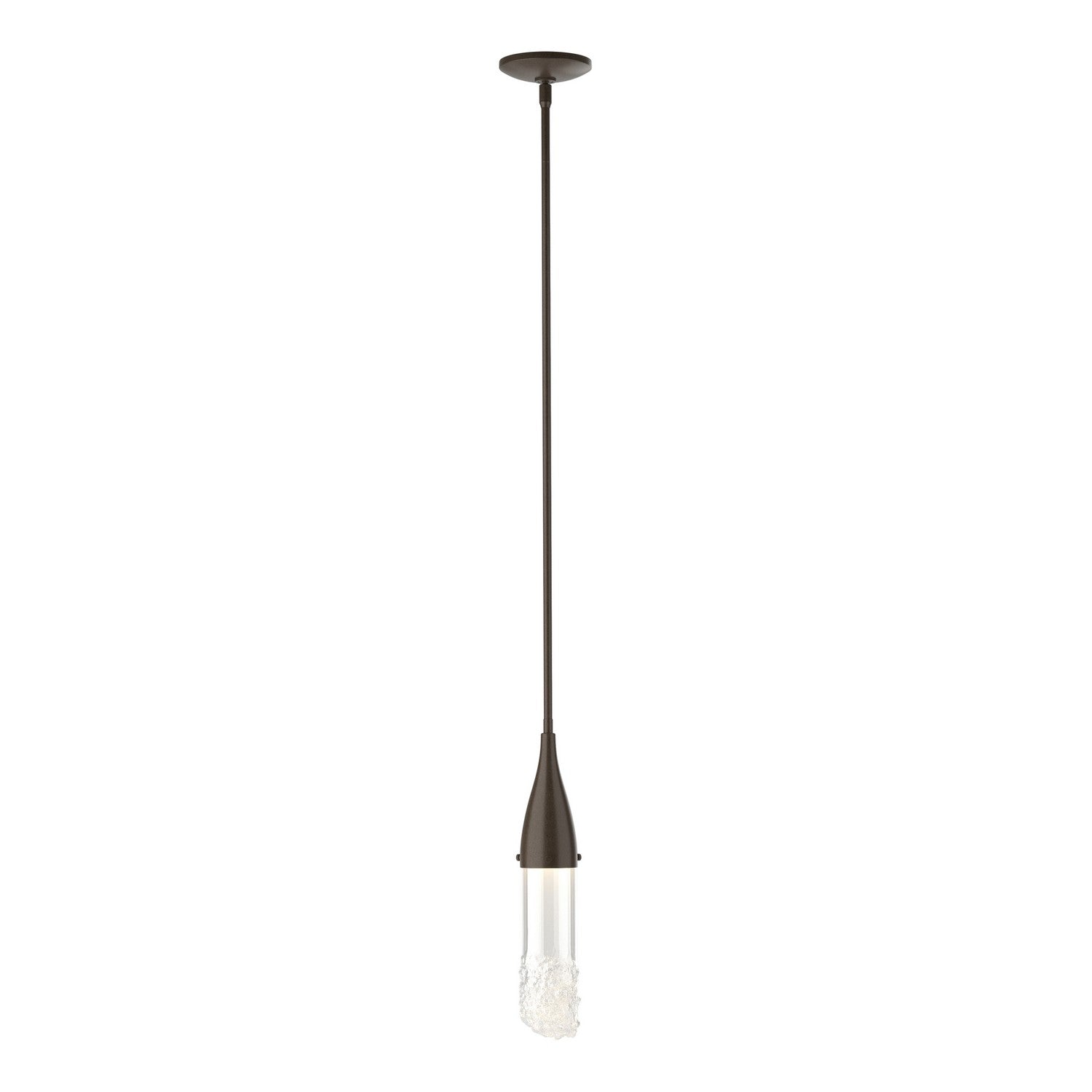 Hubbardton Forge - 188900-SKT-MULT-05-ZM0617 - One Light Mini Pendant - Fritz - Bronze