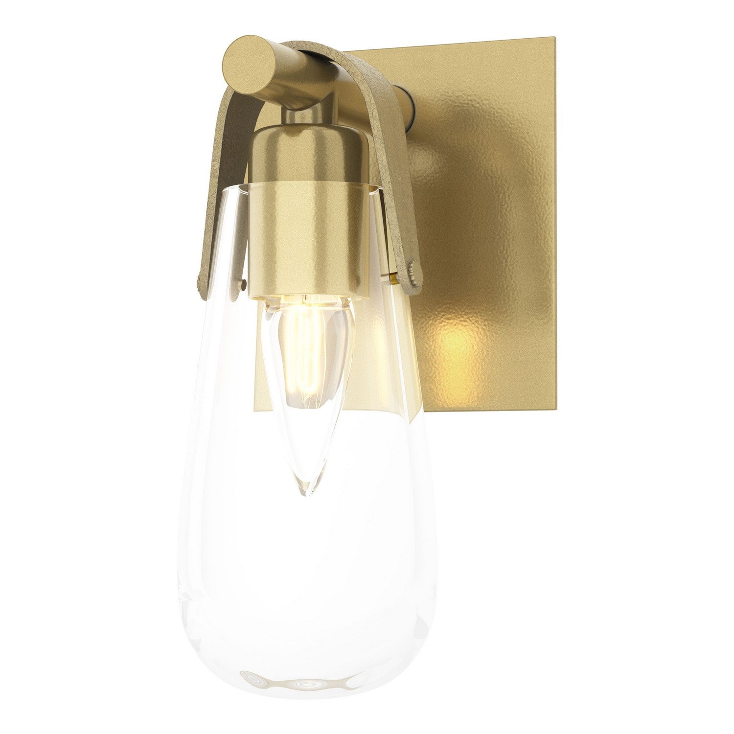 Hubbardton Forge - 201330-SKT-86-ZM0718 - Eos 1-Light Bath Sconce - Eos - Modern Brass