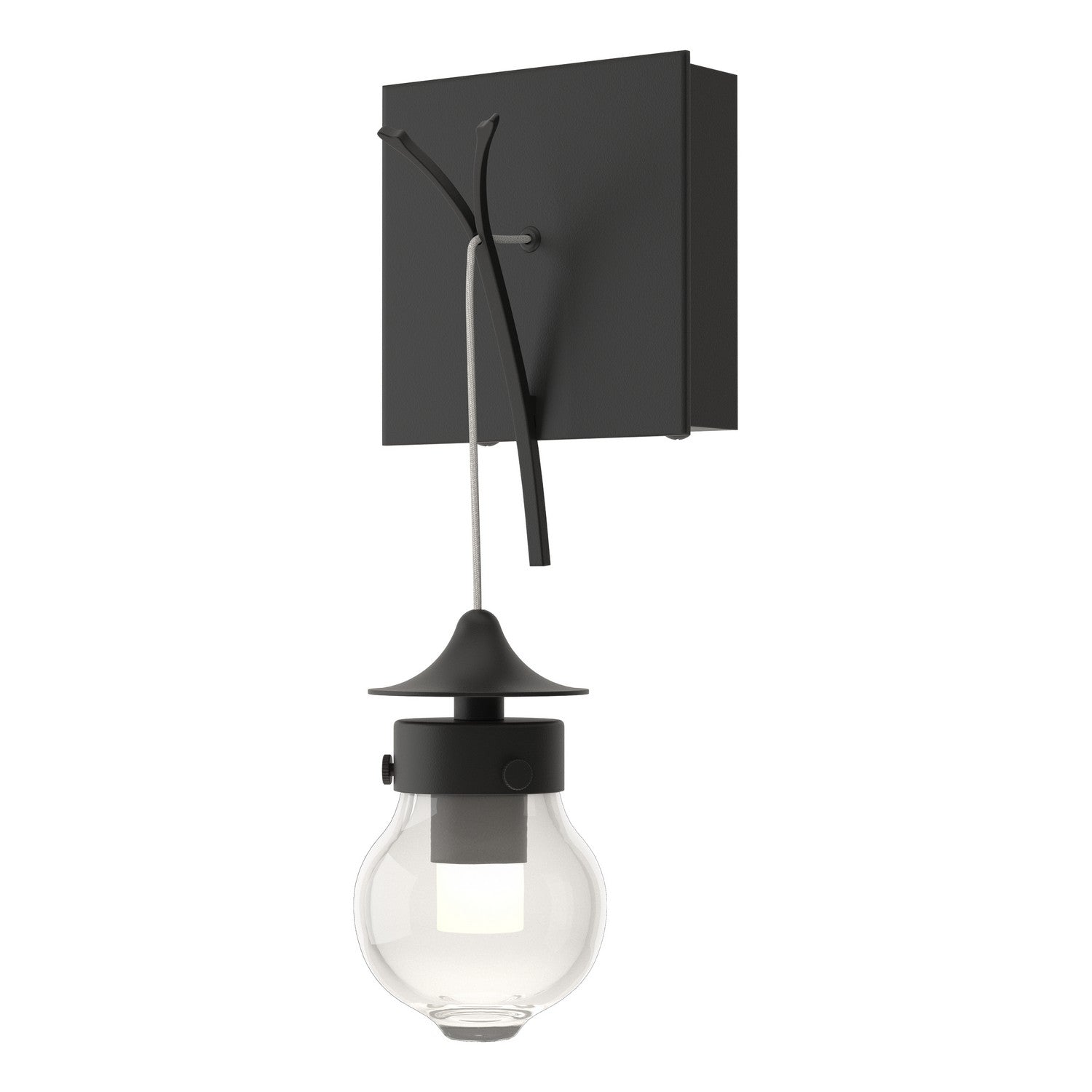 Hubbardton Forge - 203325-SKT-10-ZM0565 - One Light Wall Sconce - Kiwi - Black