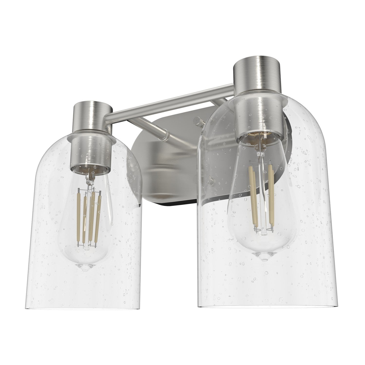 Hunter - 19778 - Two Light Bathroom Vanity - Lochemeade - Brushed Nickel