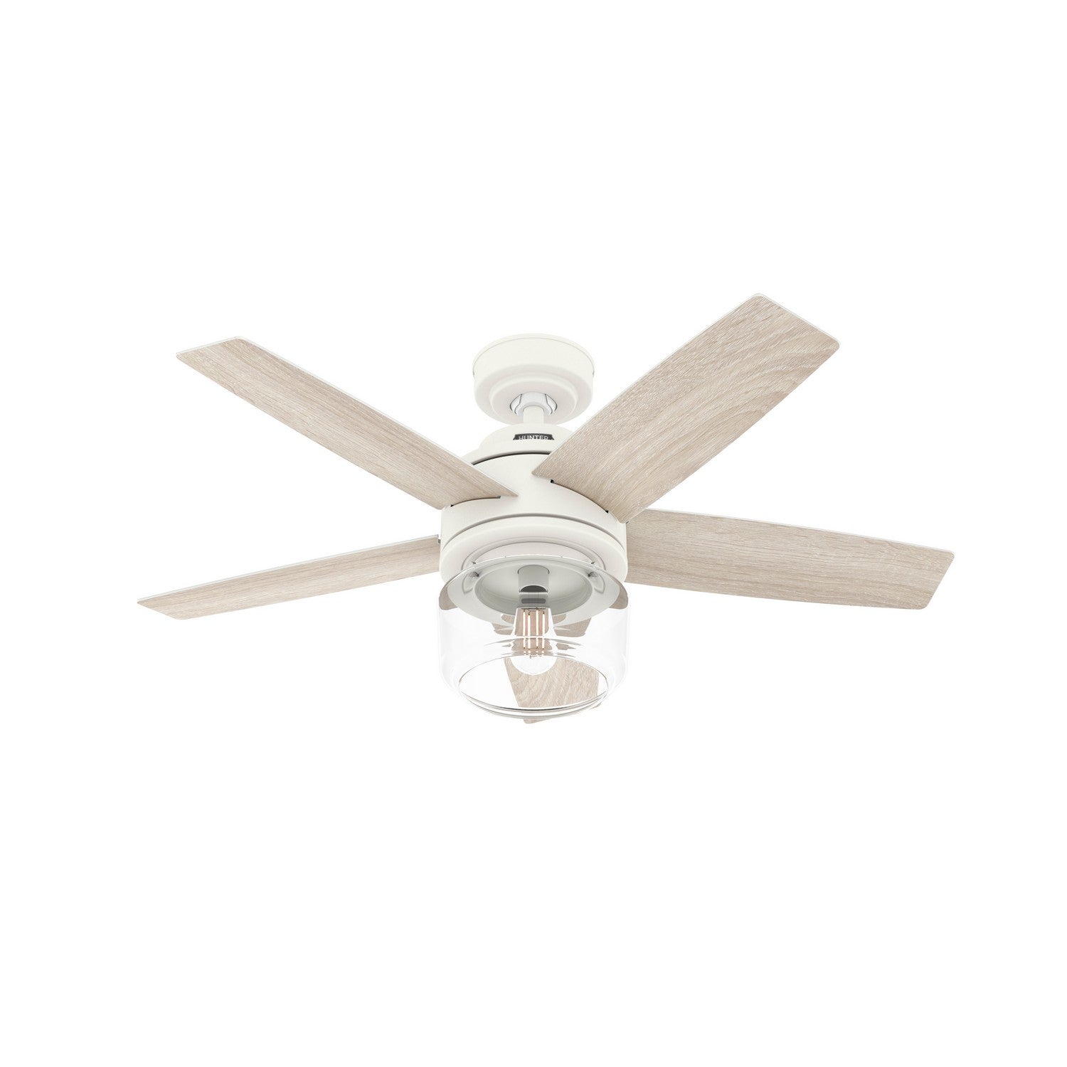 Hunter - 52287 - 44" Ceiling Fan - Margo - Textured White