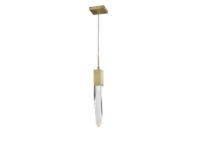 Avenue Lighting - HF1901-1-AP-BB-C - One Light Pendant - The Original Aspen - Brushed Brass