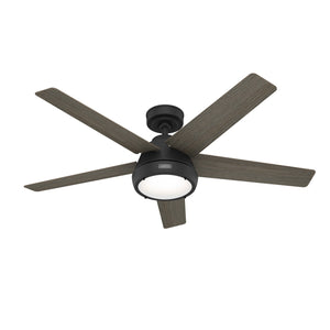 Hunter - 52422 - 52" Ceiling Fan - Burroughs - Matte Black