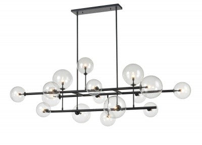 Avenue Lighting - HF4216-BK - Chandelier - Delilah - Black