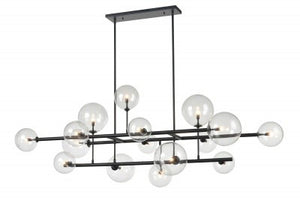 Avenue Lighting - HF4216-BK - 16 Light Chandelier - Delilah - Black