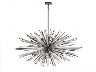 Avenue Lighting - HF8200-BK - 18 Light Chandelier - Palisades Ave. - Black