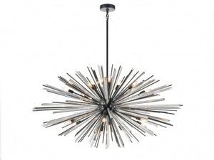 Avenue Lighting - HF8200-BK - 18 Light Chandelier - Palisades Ave. - Black