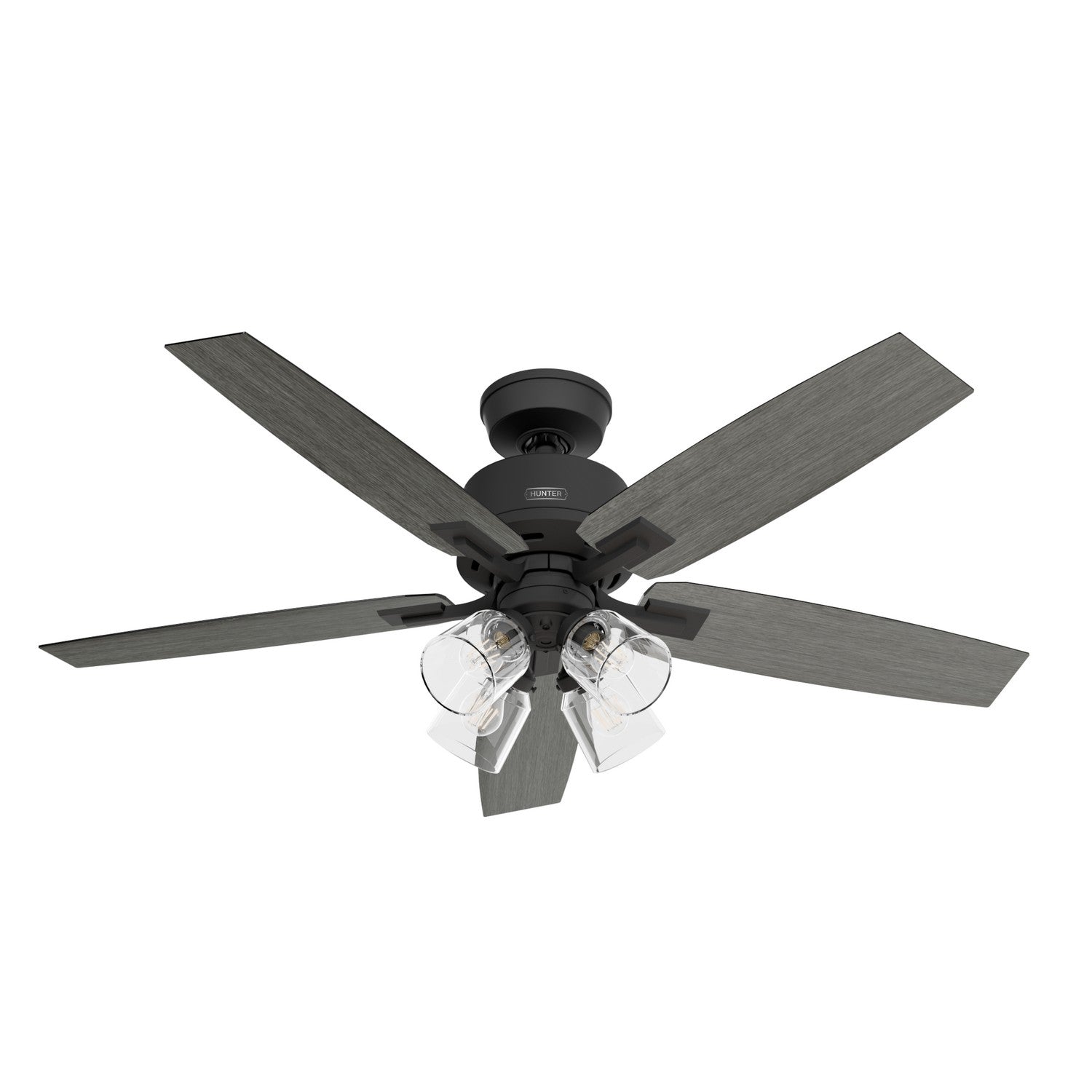 Hunter - 52429 - 52" Ceiling Fan - Gatlinburg - Matte Black