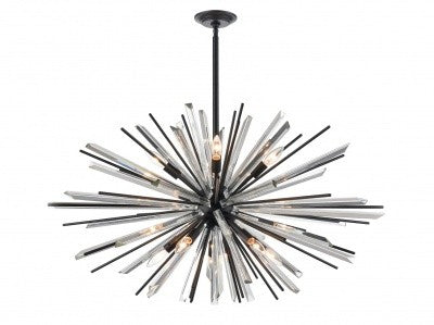 Avenue Lighting - HF8203-BK - Ten Light Chandelier - Palisades Ave. - Black