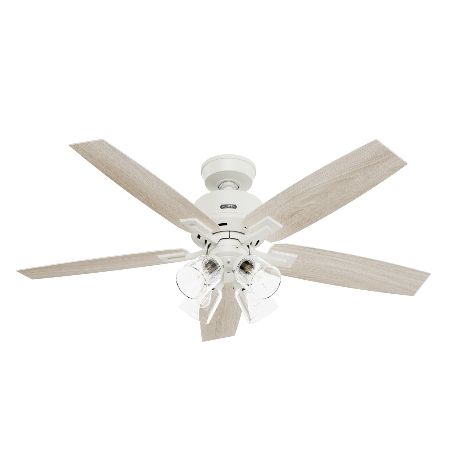 Hunter - 52430 - 52" Ceiling Fan - Gatlinburg - Matte White