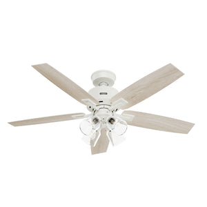 Hunter - 52430 - 52" Ceiling Fan - Gatlinburg - Matte White