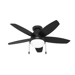Hunter - 52613 - 44" Ceiling Fan - Lilliana - Matte Black