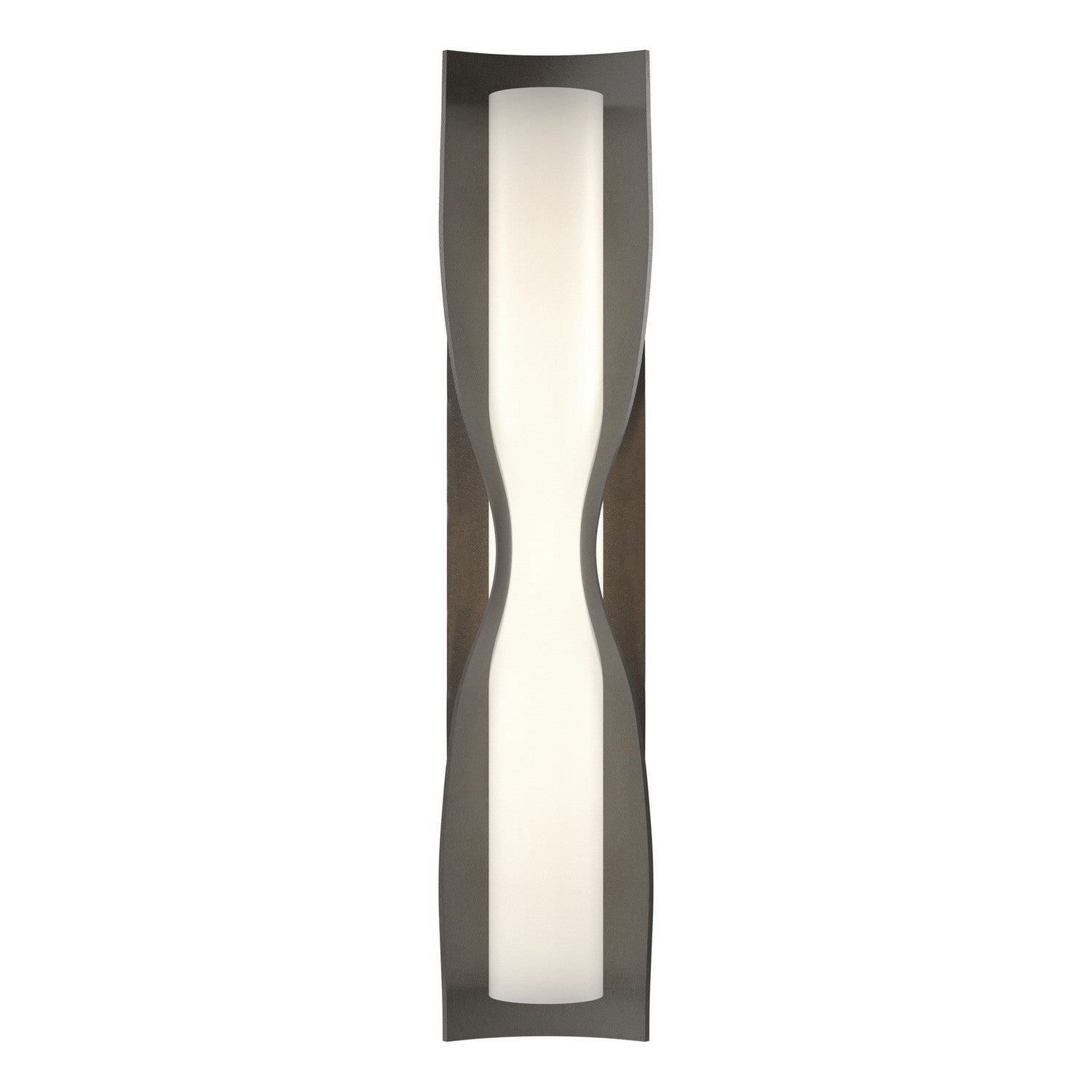 Hubbardton Forge - 204795-SKT-07-GG0347 - Dune Large Sconce - Dune - Dark Smoke