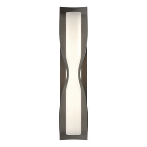 Hubbardton Forge - 204795-SKT-07-GG0347 - Four Light Wall Sconce - Dune - Dark Smoke