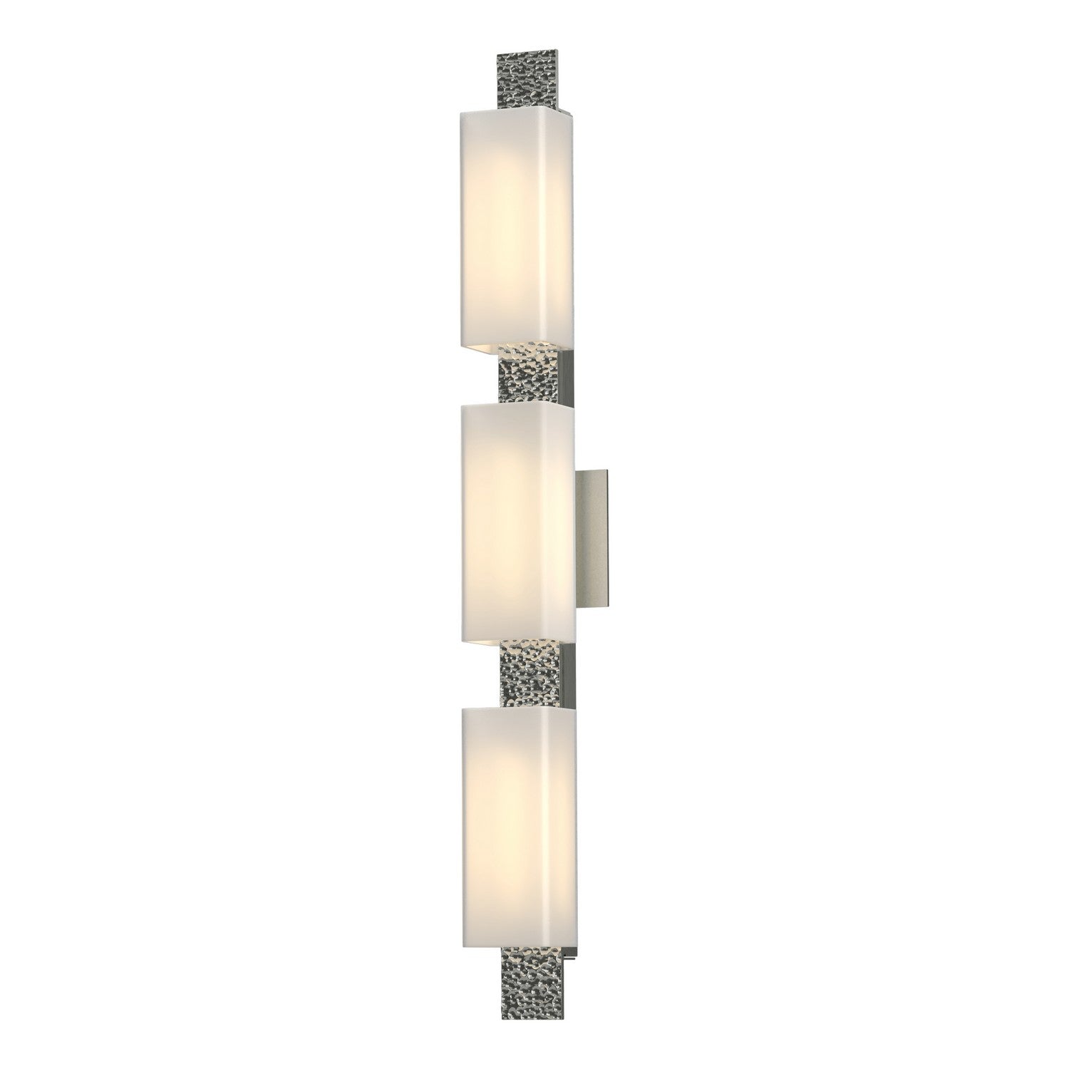 Hubbardton Forge - 207697-SKT-85-GG0441 - Three Light Wall Sconce - Oceanus - Sterling