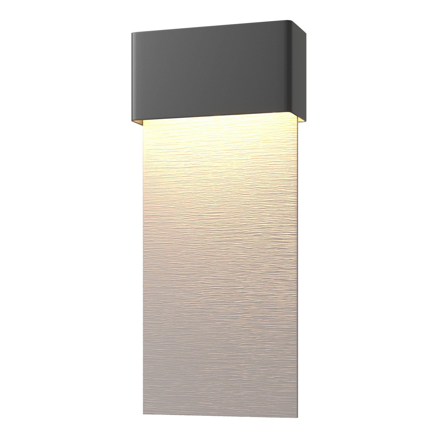 Hubbardton Forge - 302632-LED-80-78 - Stratum Large Dark Sky Friendly LED Outdoor Sconce - Stratum - Coastal Black