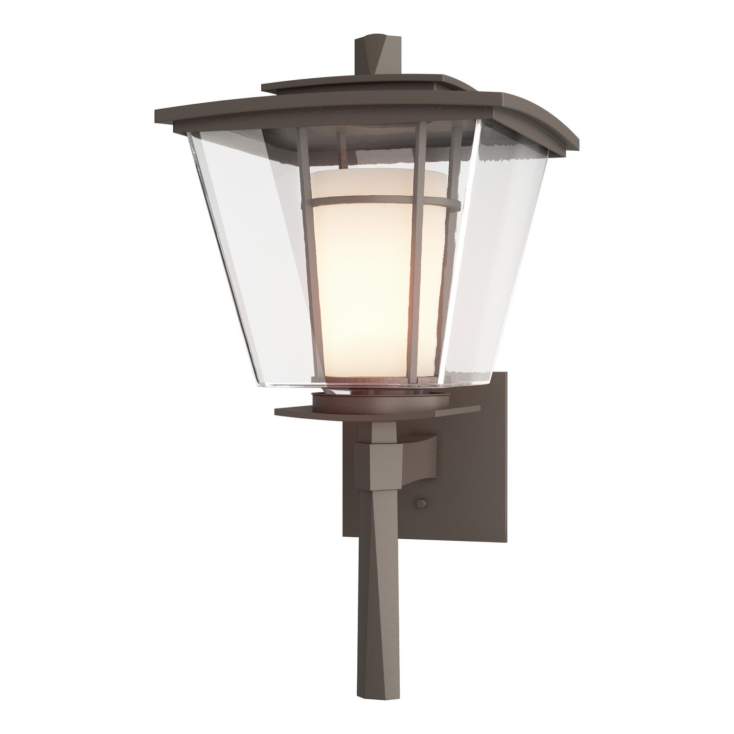 Hubbardton Forge - 304815-SKT-77-ZU0295 - One Light Outdoor Wall Sconce - Beacon Hall - Coastal Dark Smoke