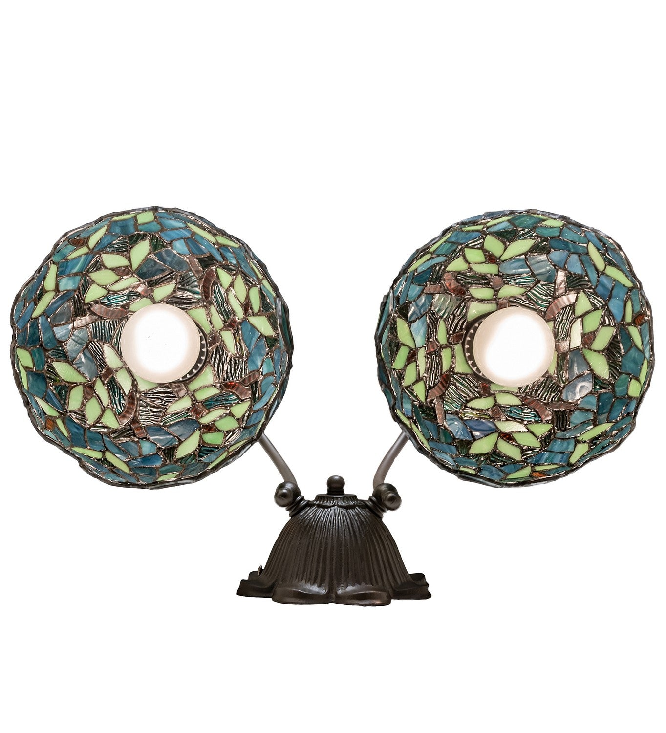 Meyda Tiffany - 244821 - Two Light Wall Sconce - Nightfall Wisteria