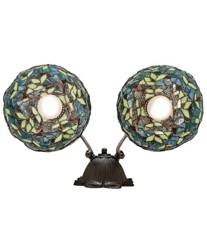 Meyda Tiffany - 244821 - Two Light Wall Sconce - Nightfall Wisteria