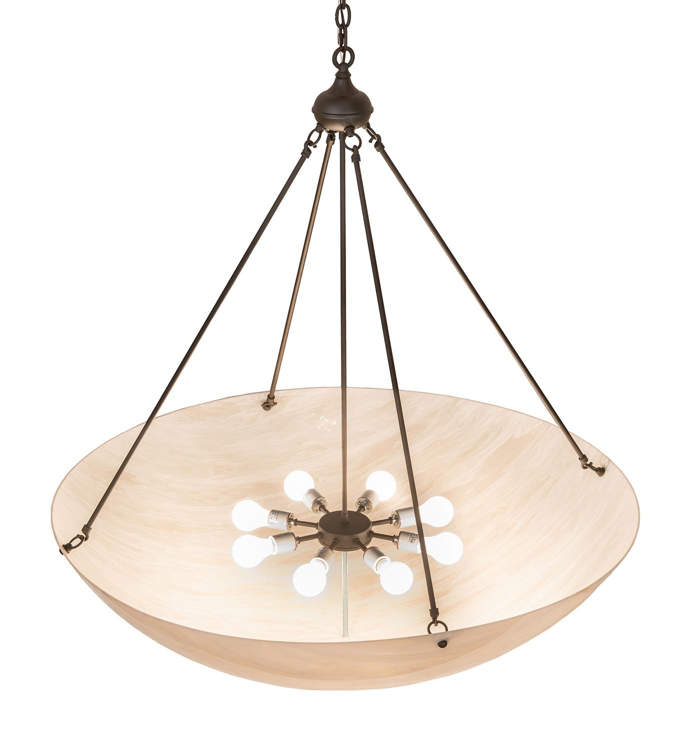 Meyda Tiffany - 260412 - Eight Light Pendant - Cypola - Oil Rubbed Bronze