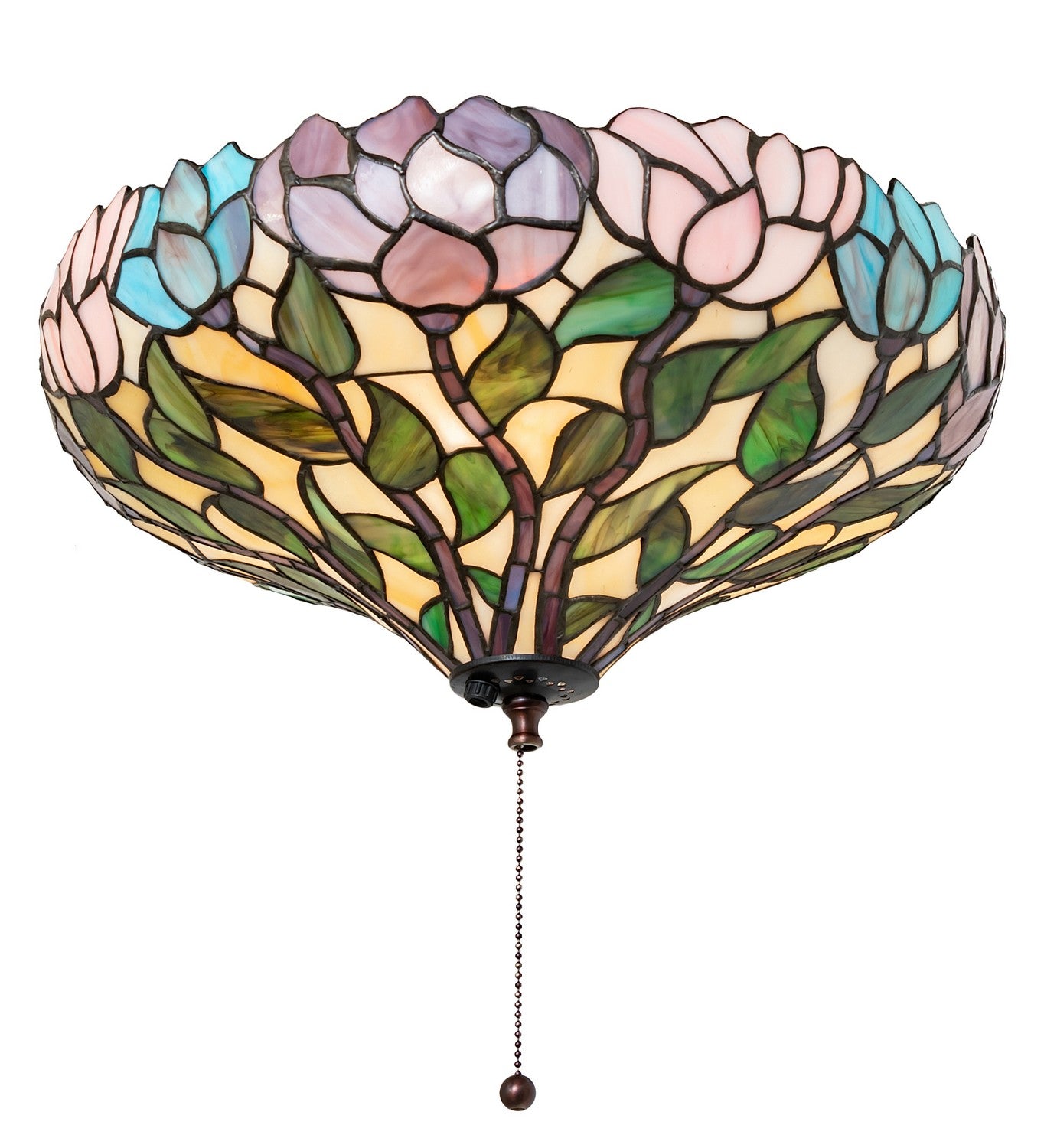 Meyda Tiffany - 263352 - Three Light Fan Light Fixture - Wisteria