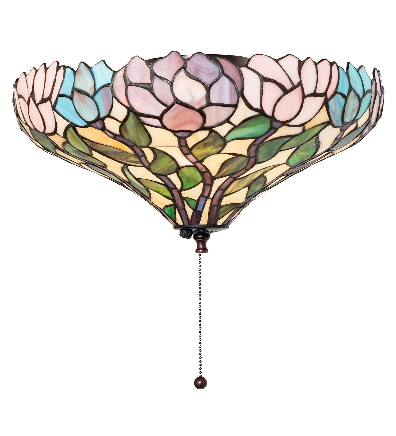 Meyda Tiffany - 263352 - Three Light Fan Light Fixture - Wisteria