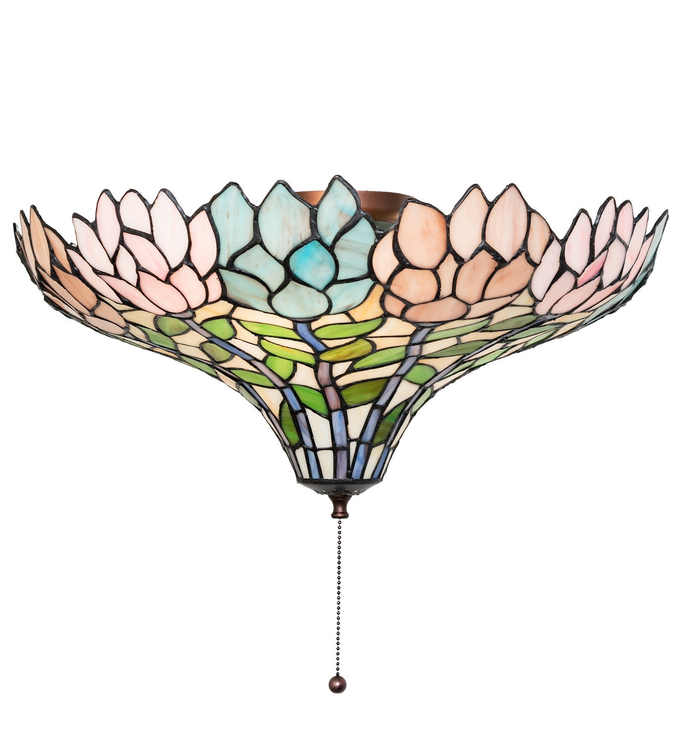 Meyda Tiffany - 263353 - Three Light Fan Light Fixture - Wisteria