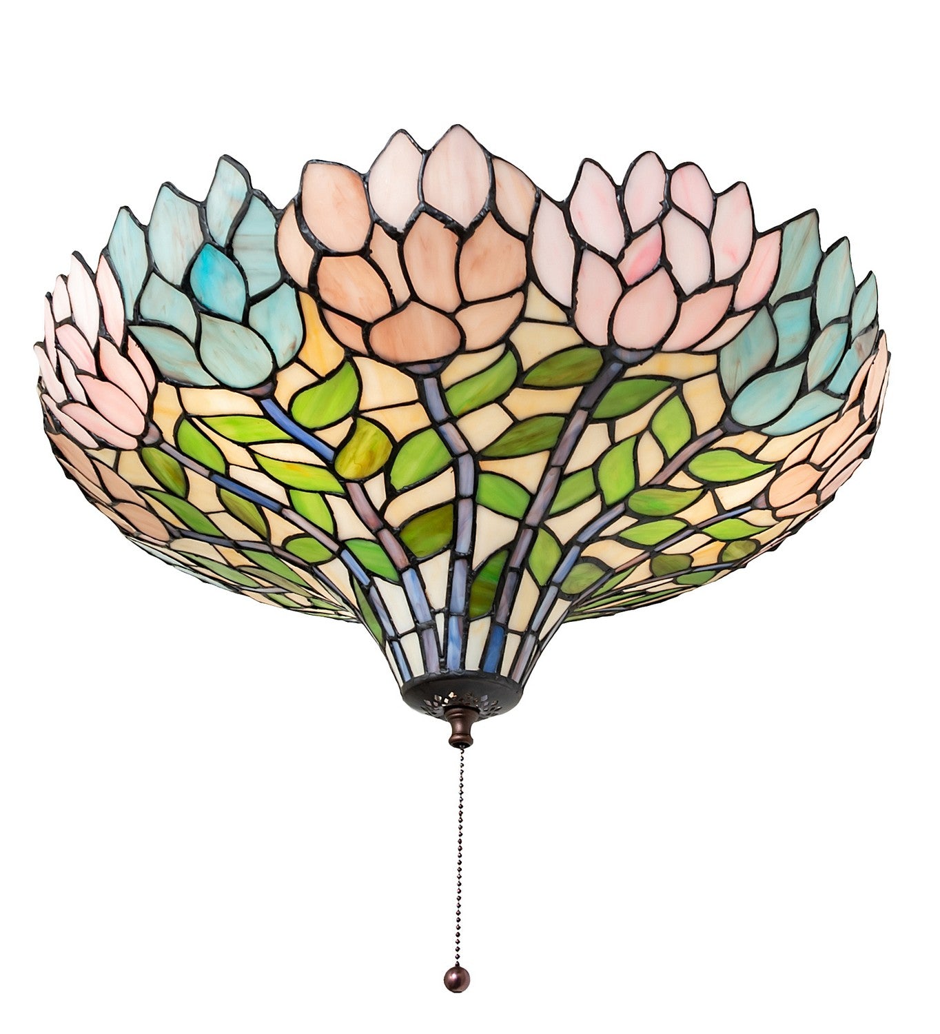 Meyda Tiffany - 263353 - Three Light Fan Light Fixture - Wisteria