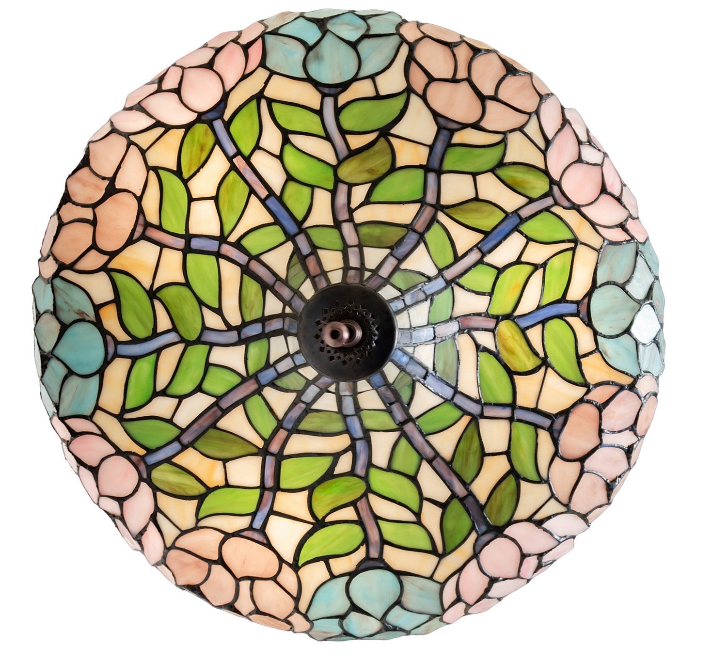 Meyda Tiffany - 263353 - Three Light Fan Light Fixture - Wisteria