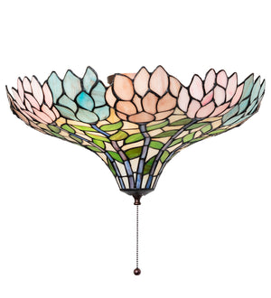 Meyda Tiffany - 263353 - Three Light Fan Light Fixture - Wisteria