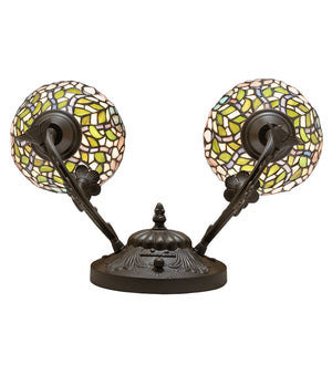 Meyda Tiffany - 36100 - Two Light Wall Sconce - Wisteria