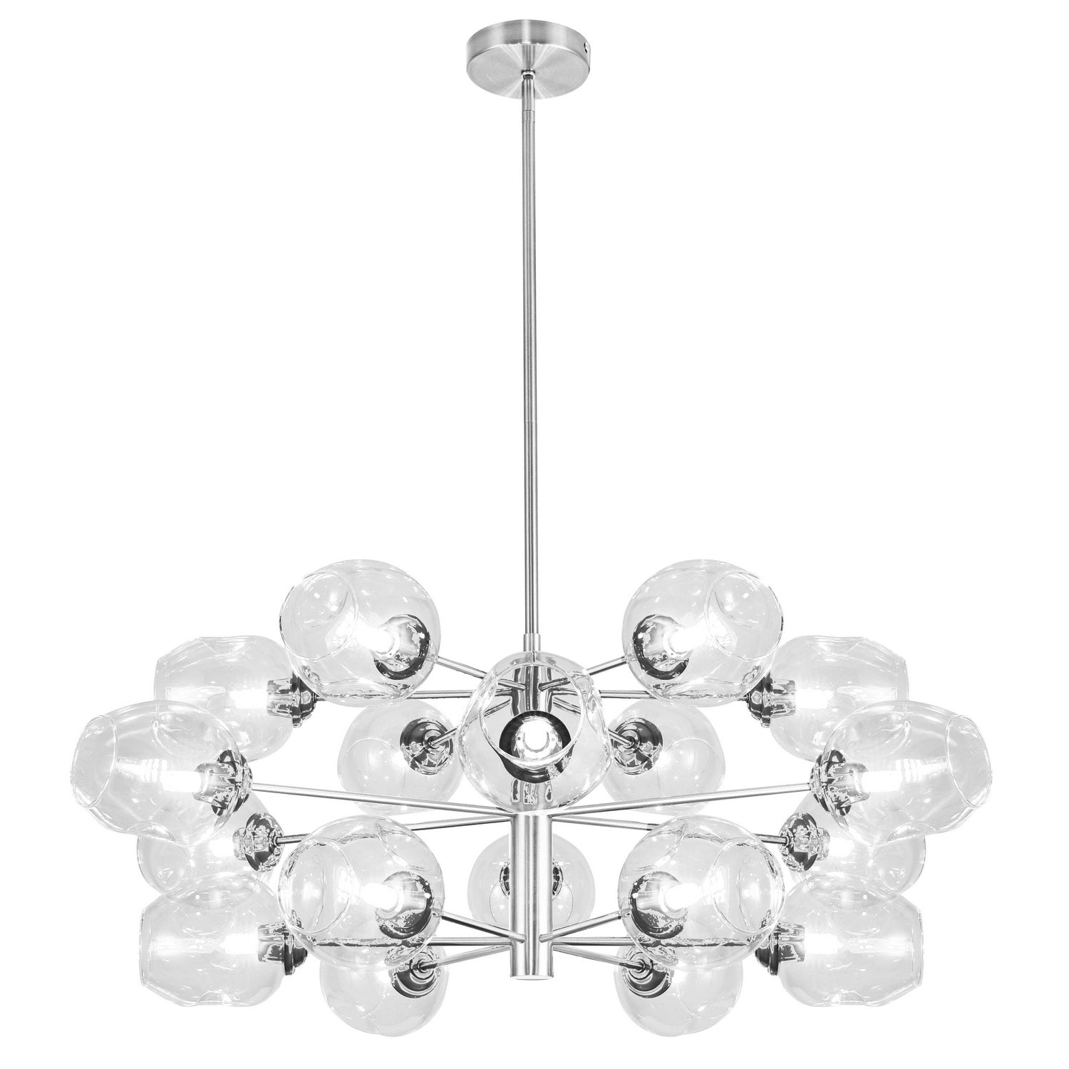 Dainolite Ltd - ABI-3318C-PC-CLR - 18 Light Chandelier - Abii - Polished Chrome