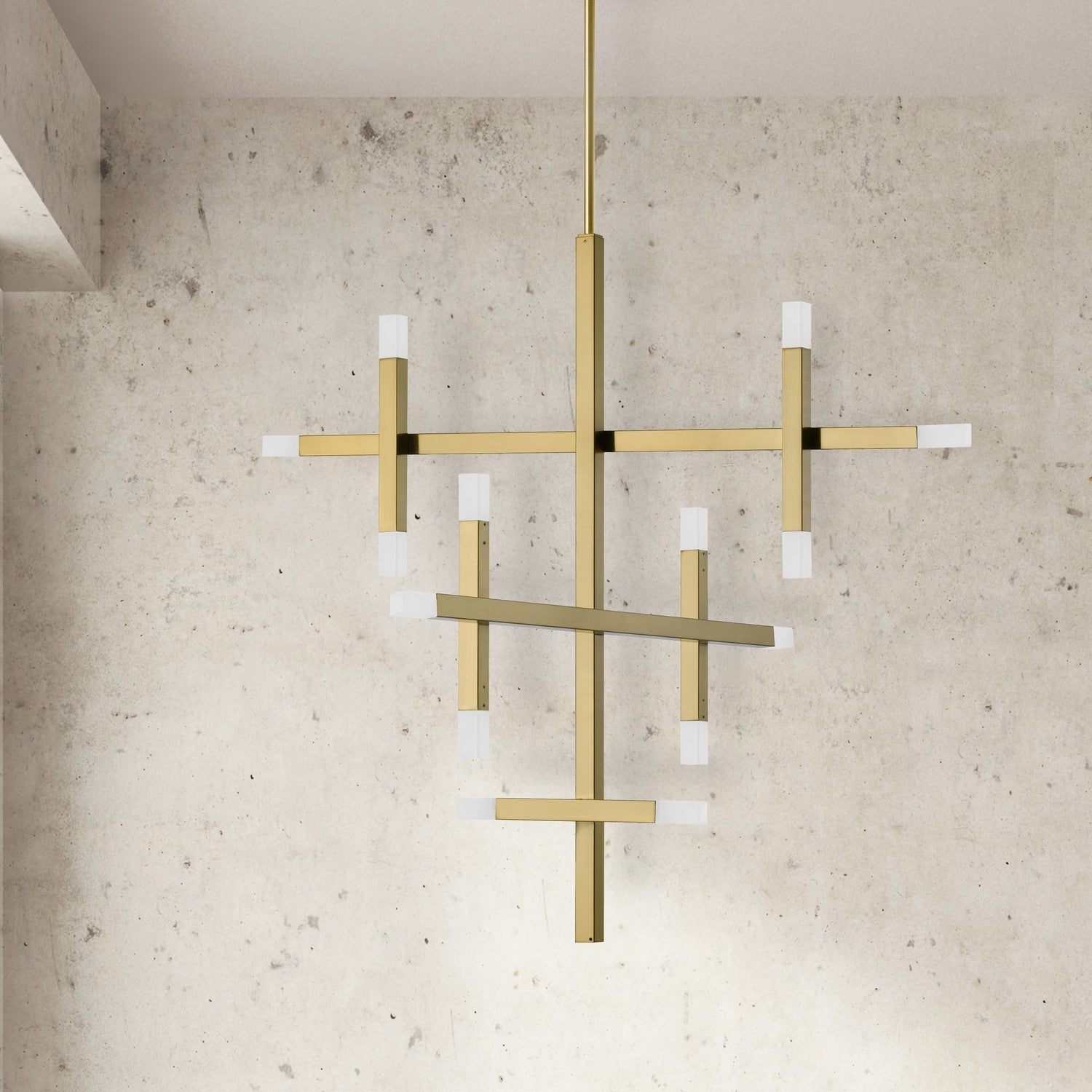 Dainolite Ltd - ACS-3656C-AGB-FR - LED Chandelier - Acasia - Aged Brass