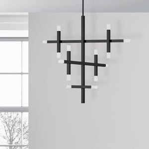 Dainolite Ltd - ACS-3656C-MB-FR - LED Chandelier - Acasia - Matte Black