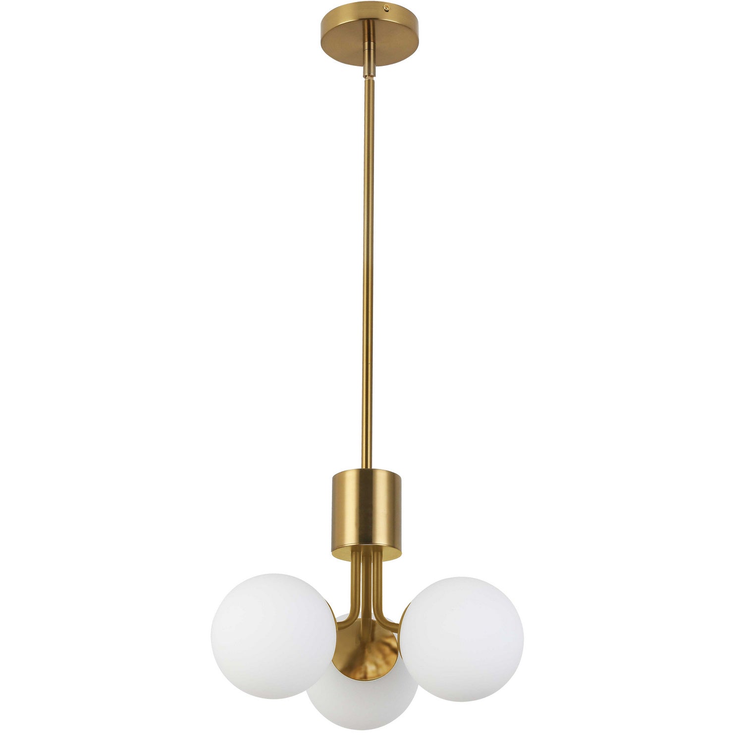 Dainolite Ltd - AMA-153P-AGB - Three Light Chandelier - Amanda - Aged Brass