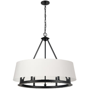 Dainolite Ltd - CLB-296C-MB-790 - Six Light Chandelier - Colby - Matte Black